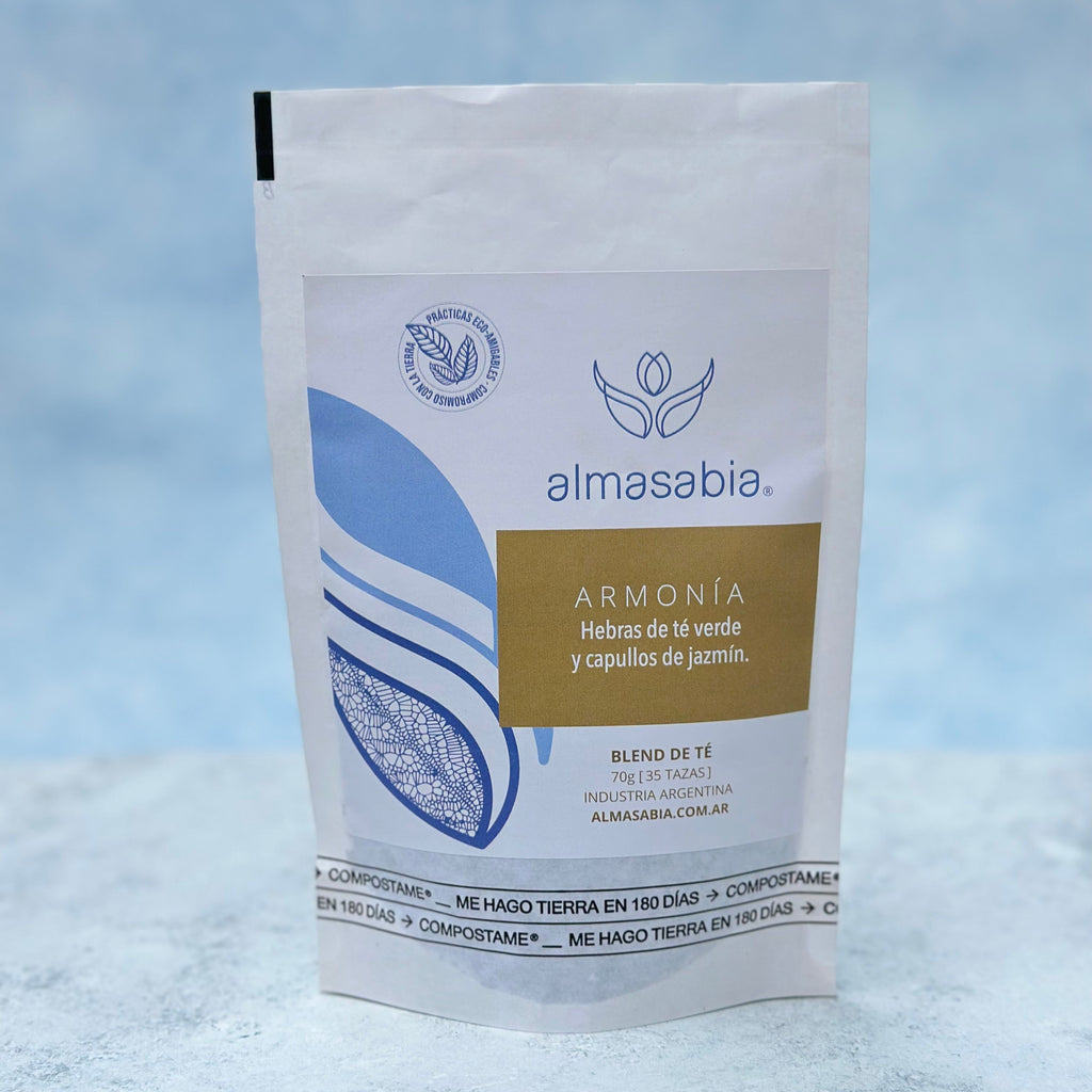 ARMONÍA - Blend de té con Jazmin - Doypack 70 grs