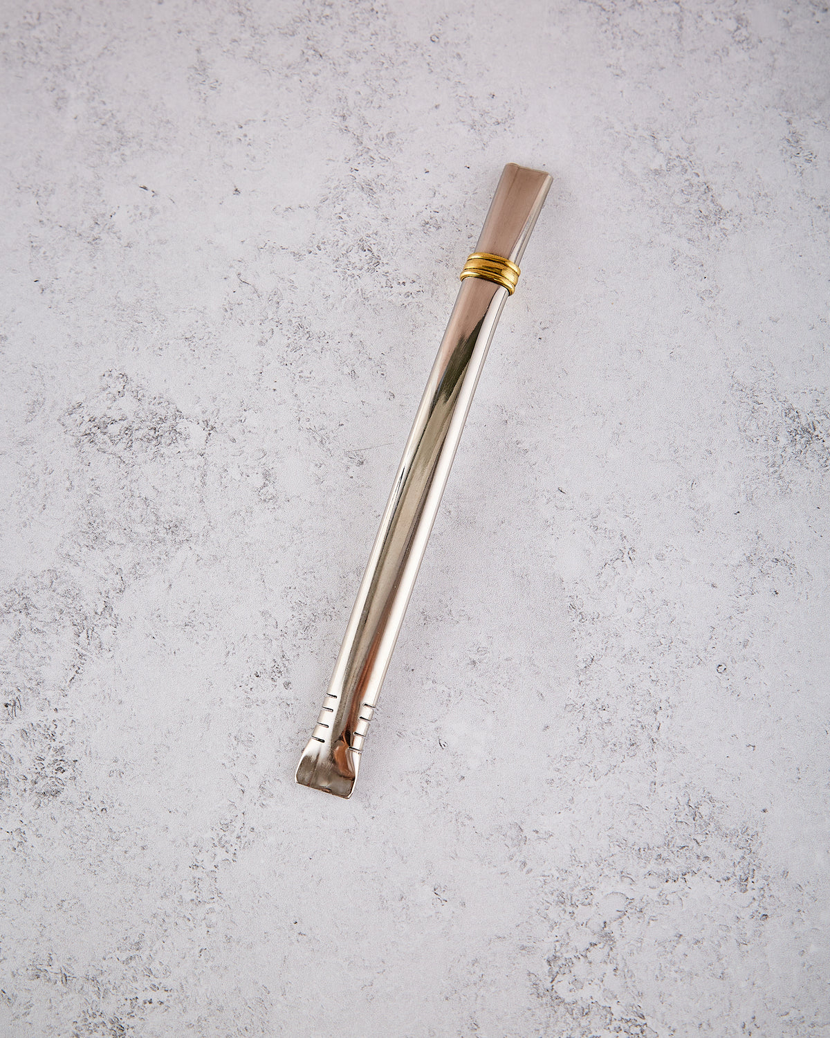 Bombilla de acero inoxidable y bronce