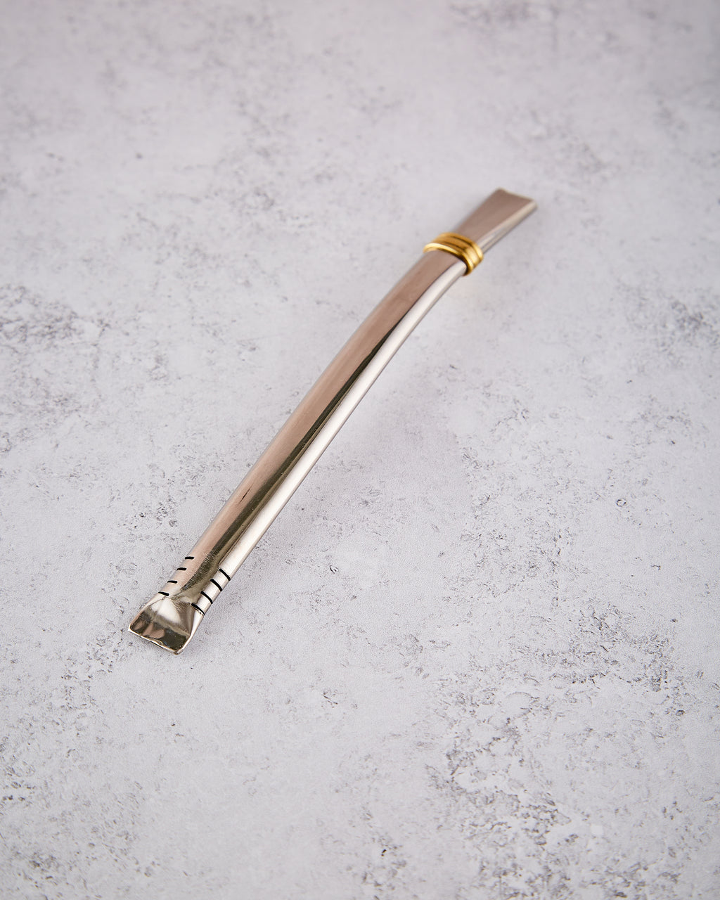 Bombilla de acero inoxidable y bronce