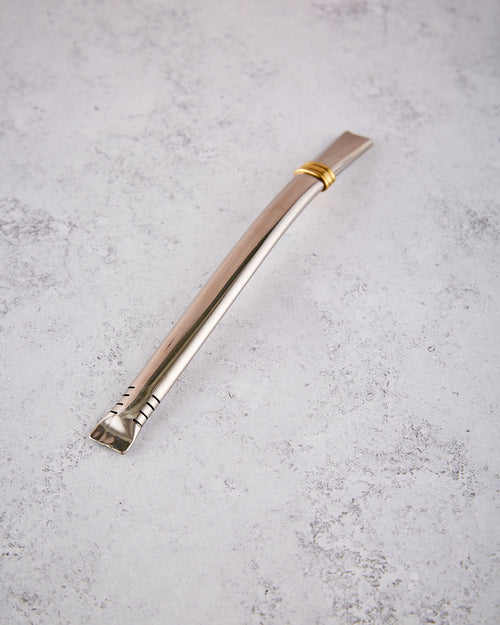 Bombilla de acero inoxidable y bronce